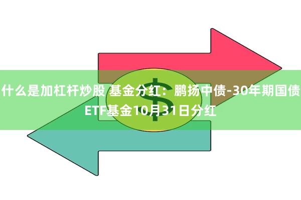 什么是加杠杆炒股 基金分红：鹏扬中债-30年期国债ETF基金10月31日分红