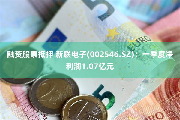融资股票抵押 新联电子(002546.SZ)：一季度净利润1.07亿元